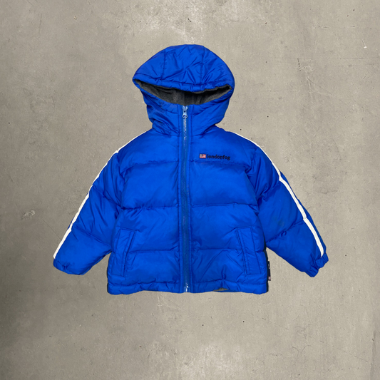 Blue Puffer Coat 3T