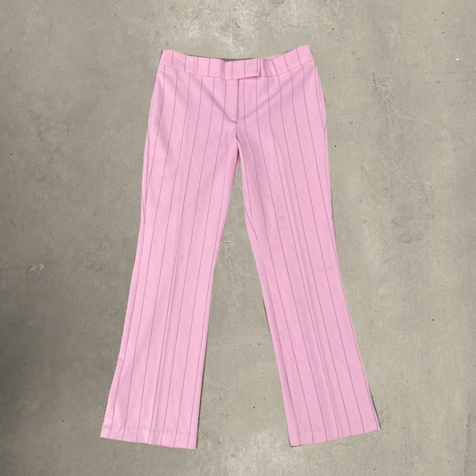 Vintage Pink Pinstripe Trousers