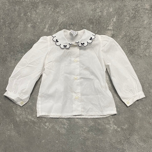 Vintage White Button Up 2T