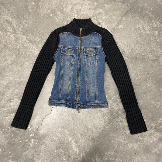 Vintage Denim/Knit Jacket
