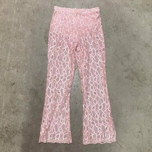 Pink Lace Pants