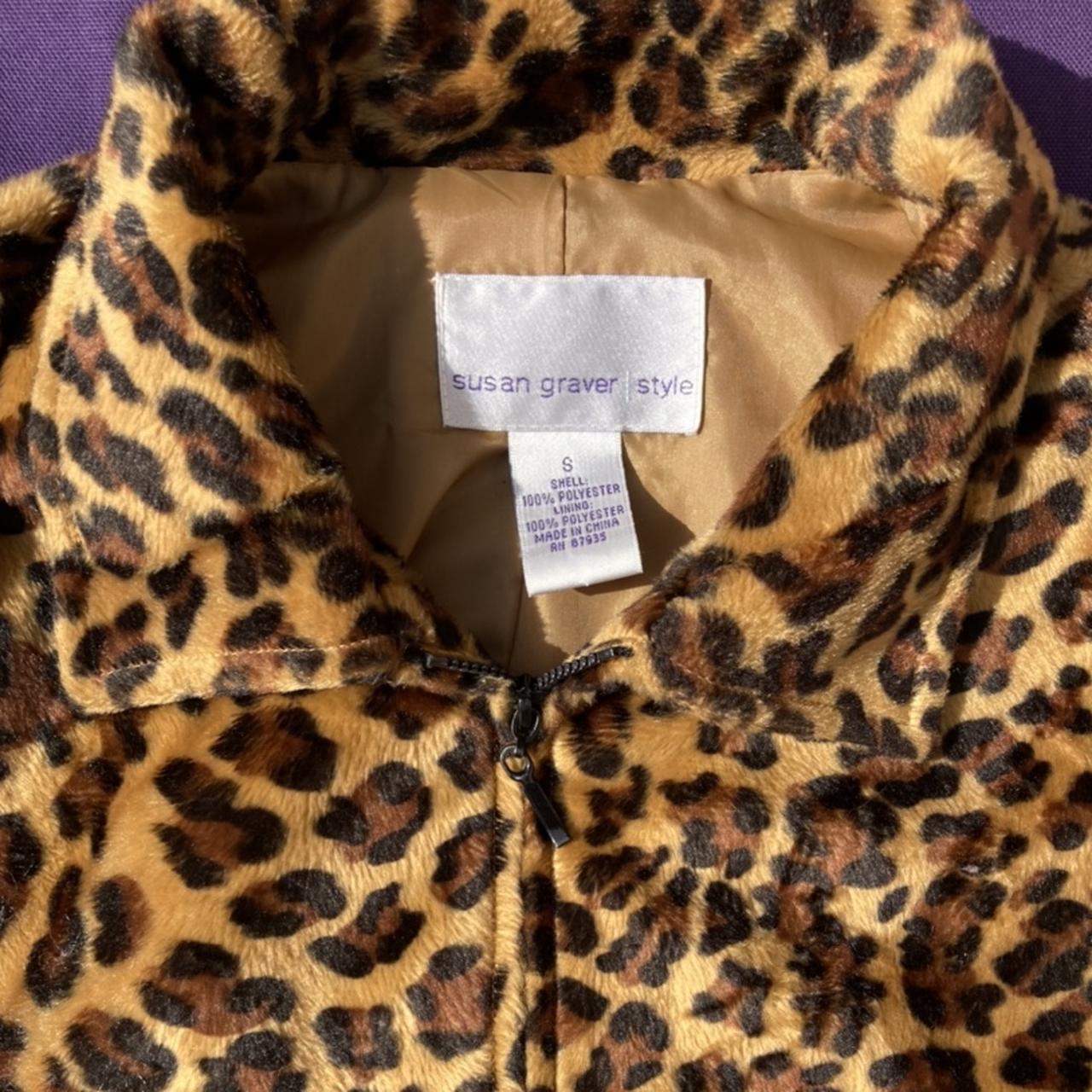 Vintage Cheetah Print Jacket