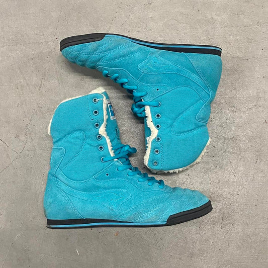 Teal Boxing Shoes 7.5