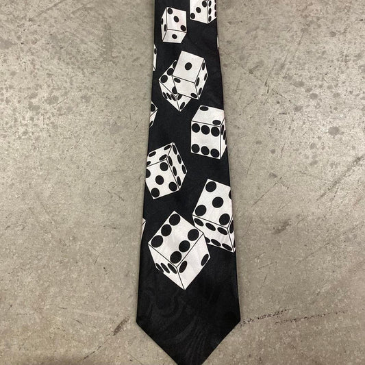 Vintage Dice Tie