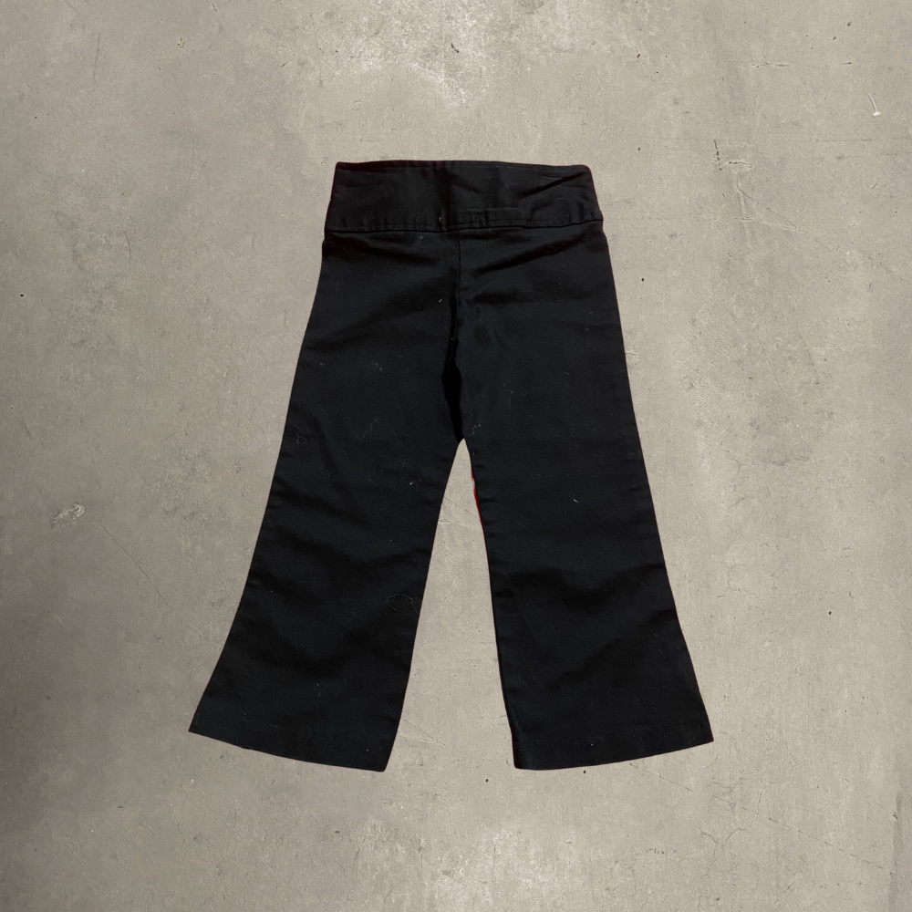 Vintage Black Pants W/ Buckle 2T