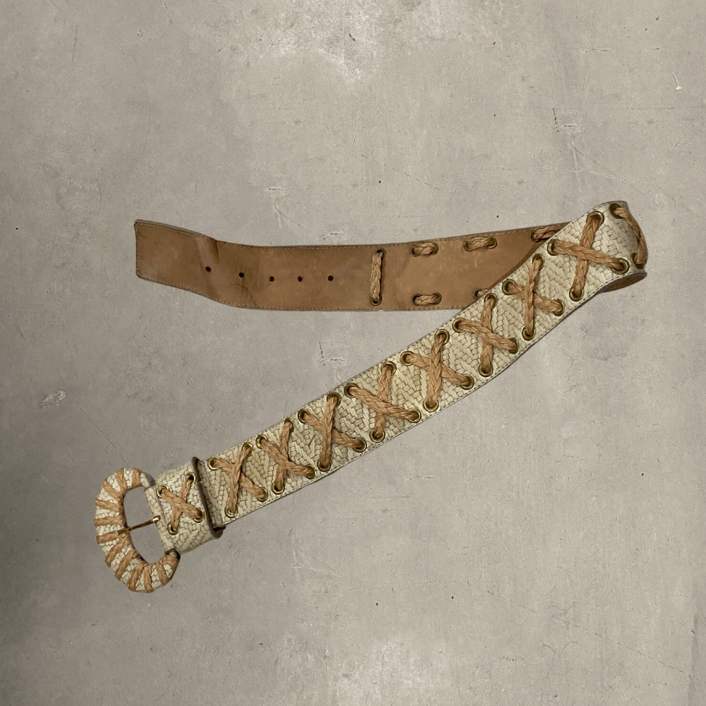 Woven Crossed Belt