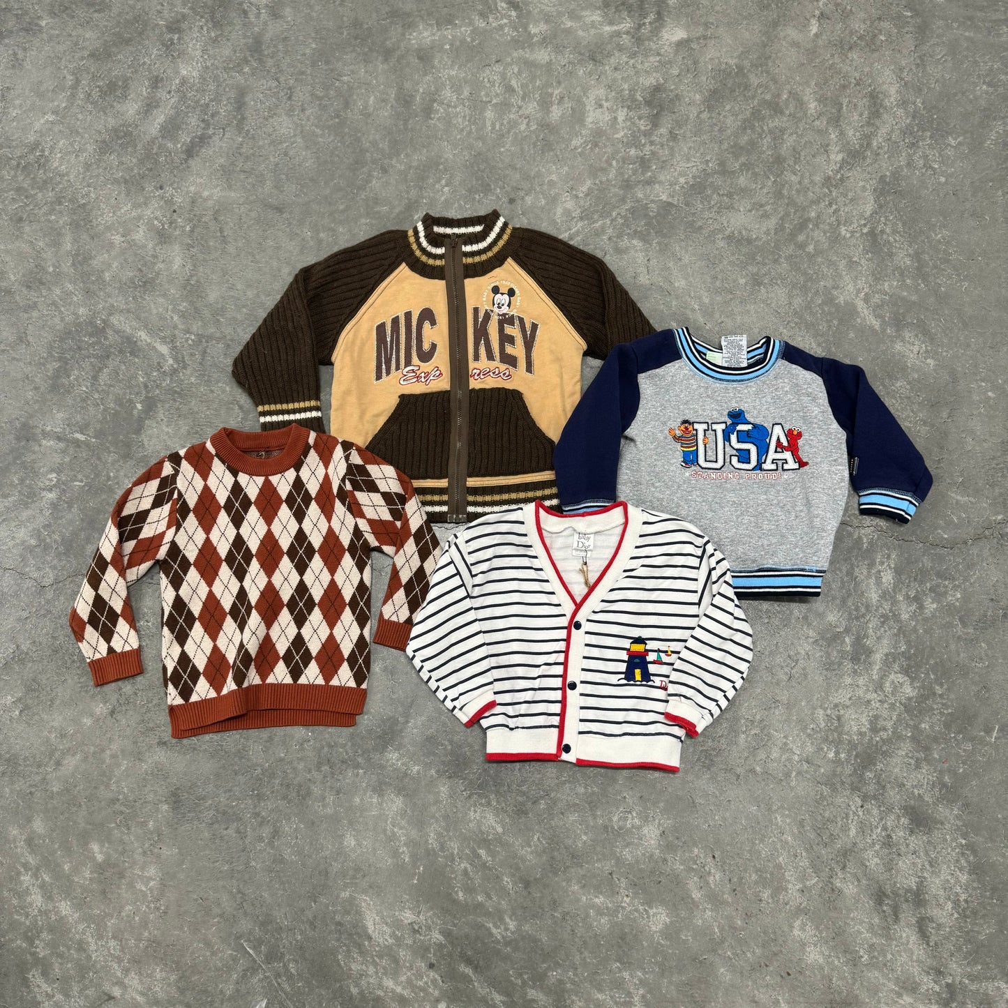 Boys Vintage Sweaters 24M/2T