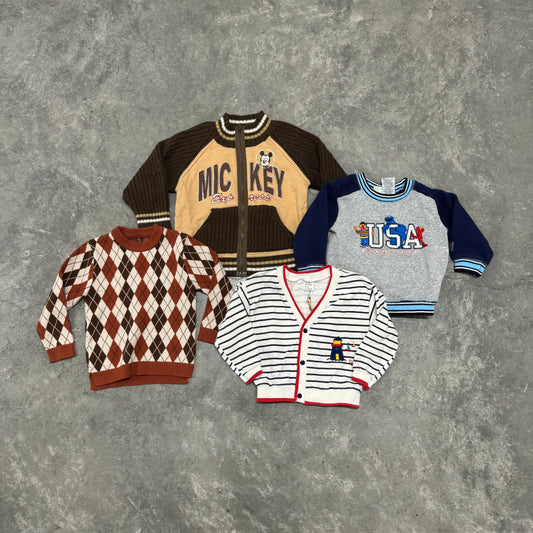 Boys Vintage Sweaters 24M/2T