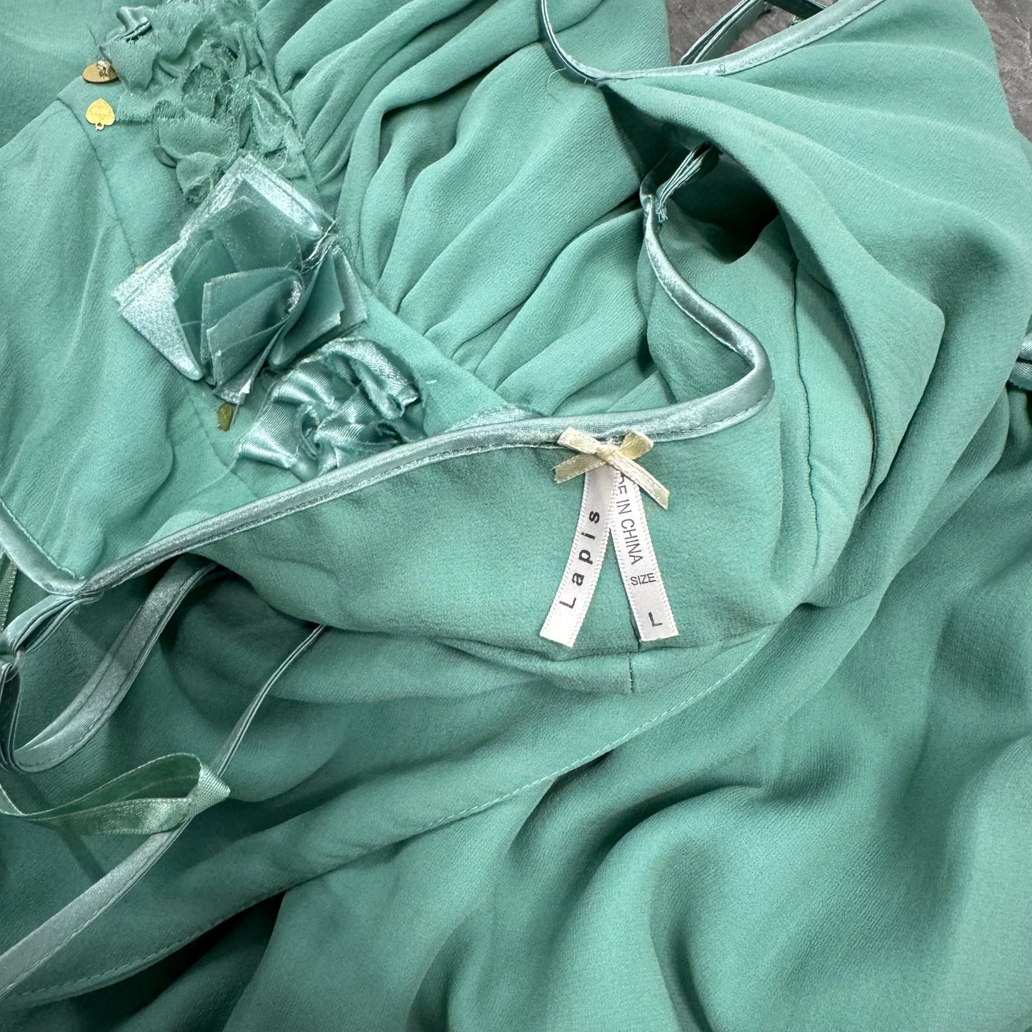 Vintage Green Flowy Dress