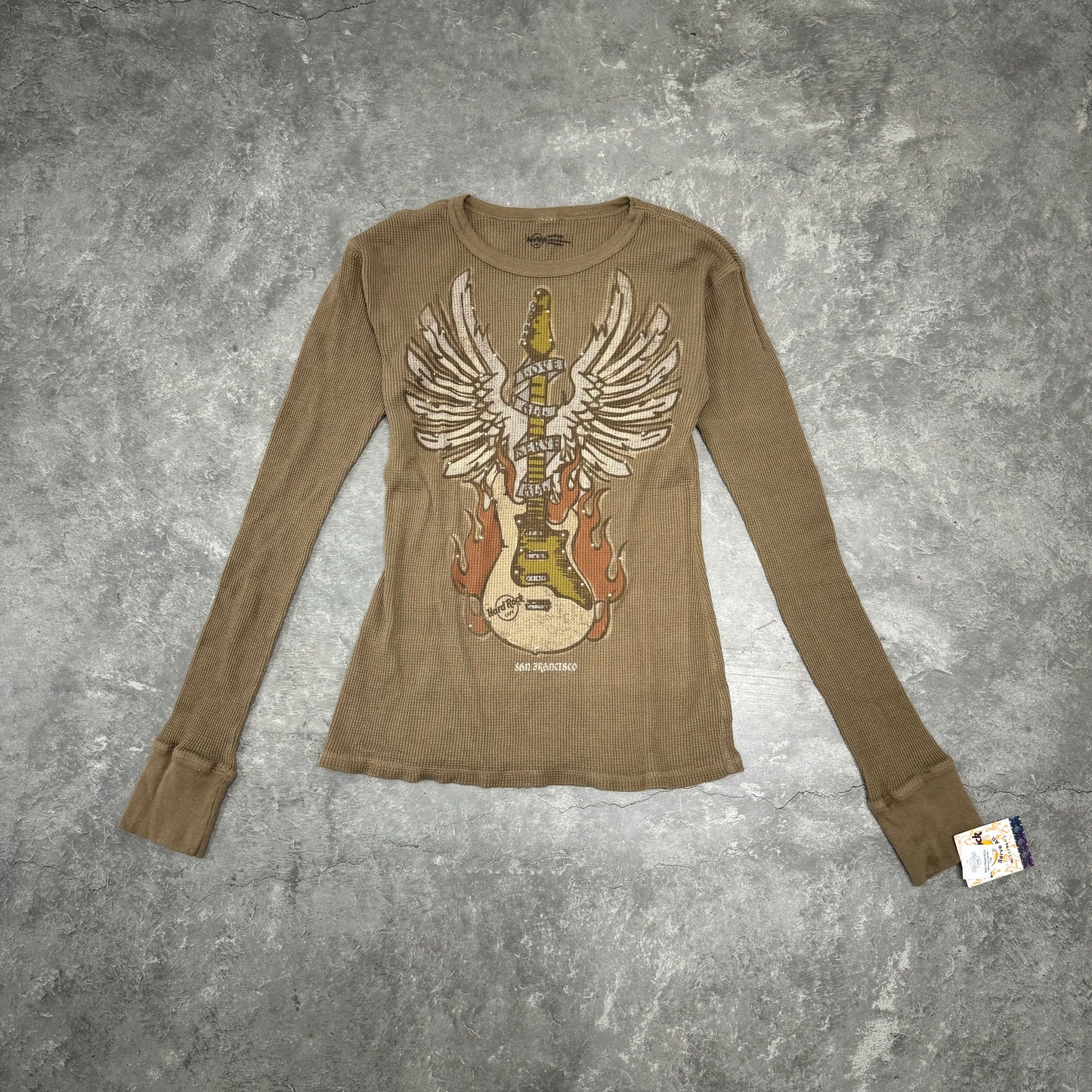 Brown Rocker Thermal Long Sleeve