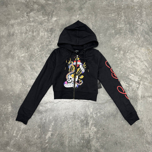 Ed Hardy Cropped Hoodie