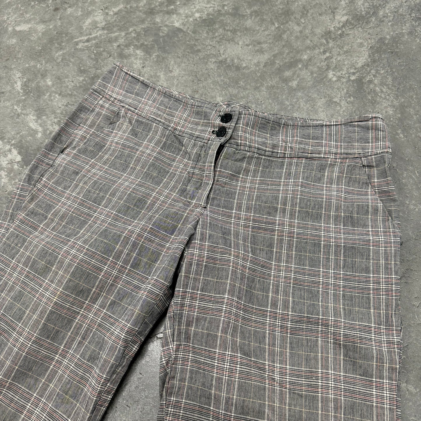 Vintage Y2K Plaid Capris