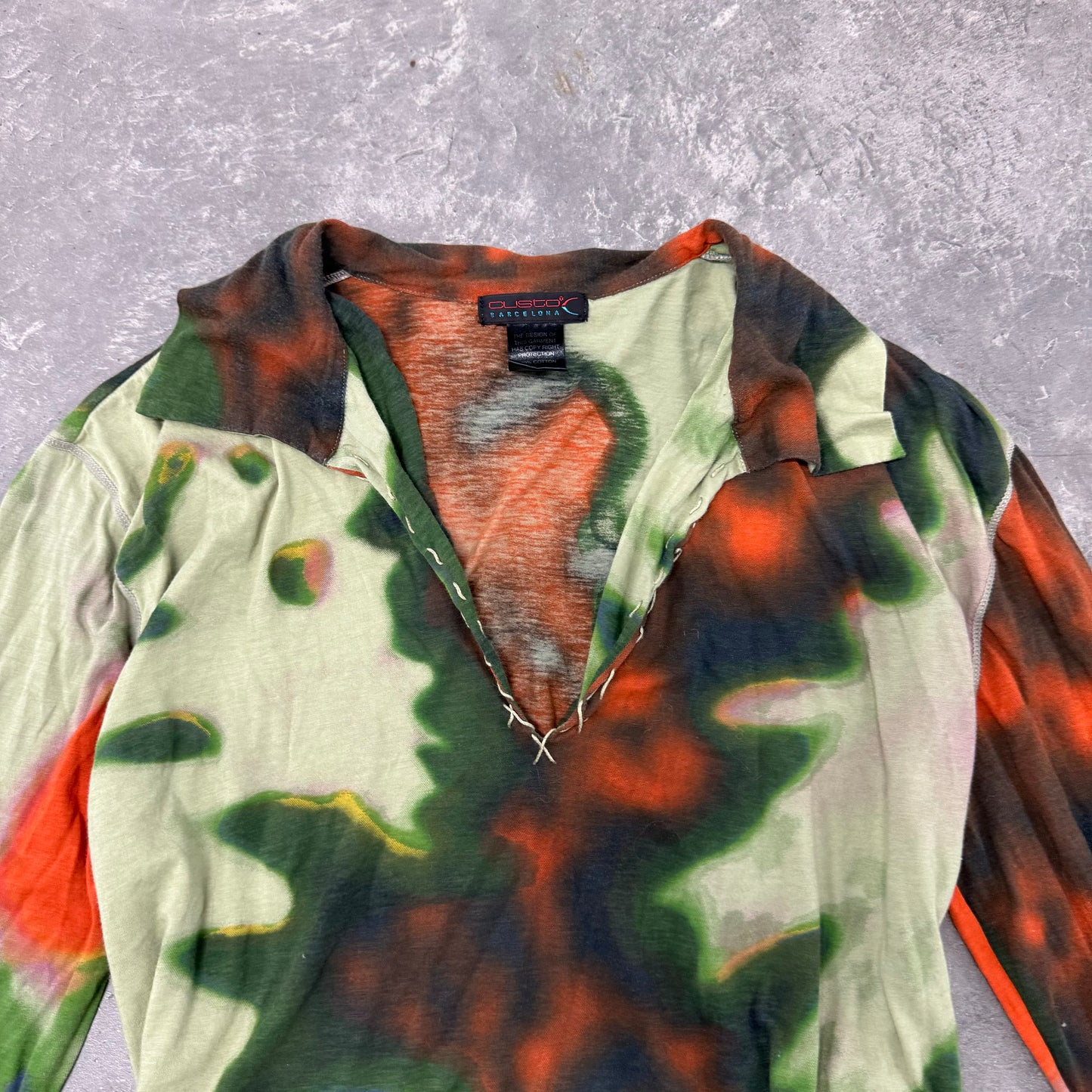 Designer Green Multi Colored Blouse