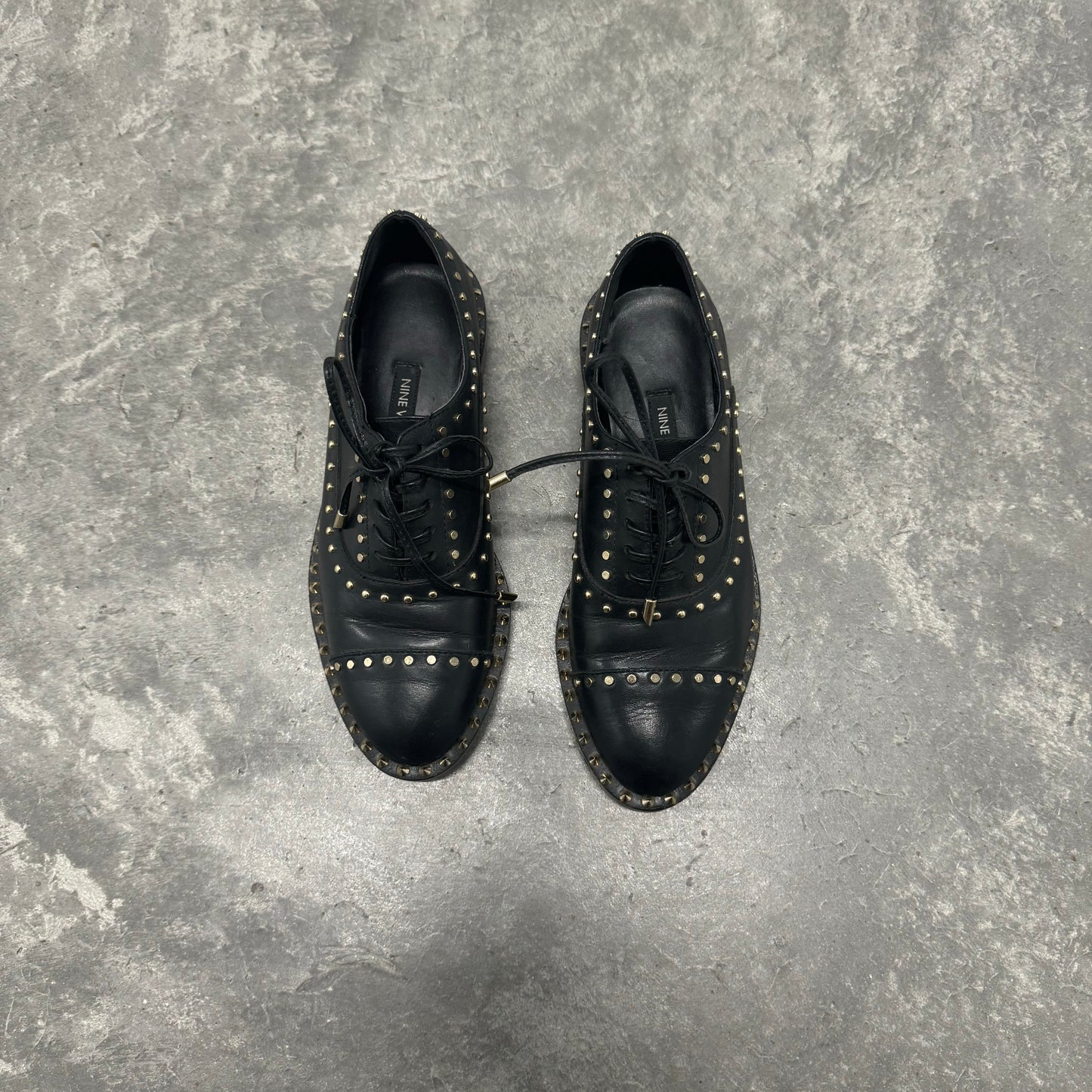 Vintage Studded Oxfords