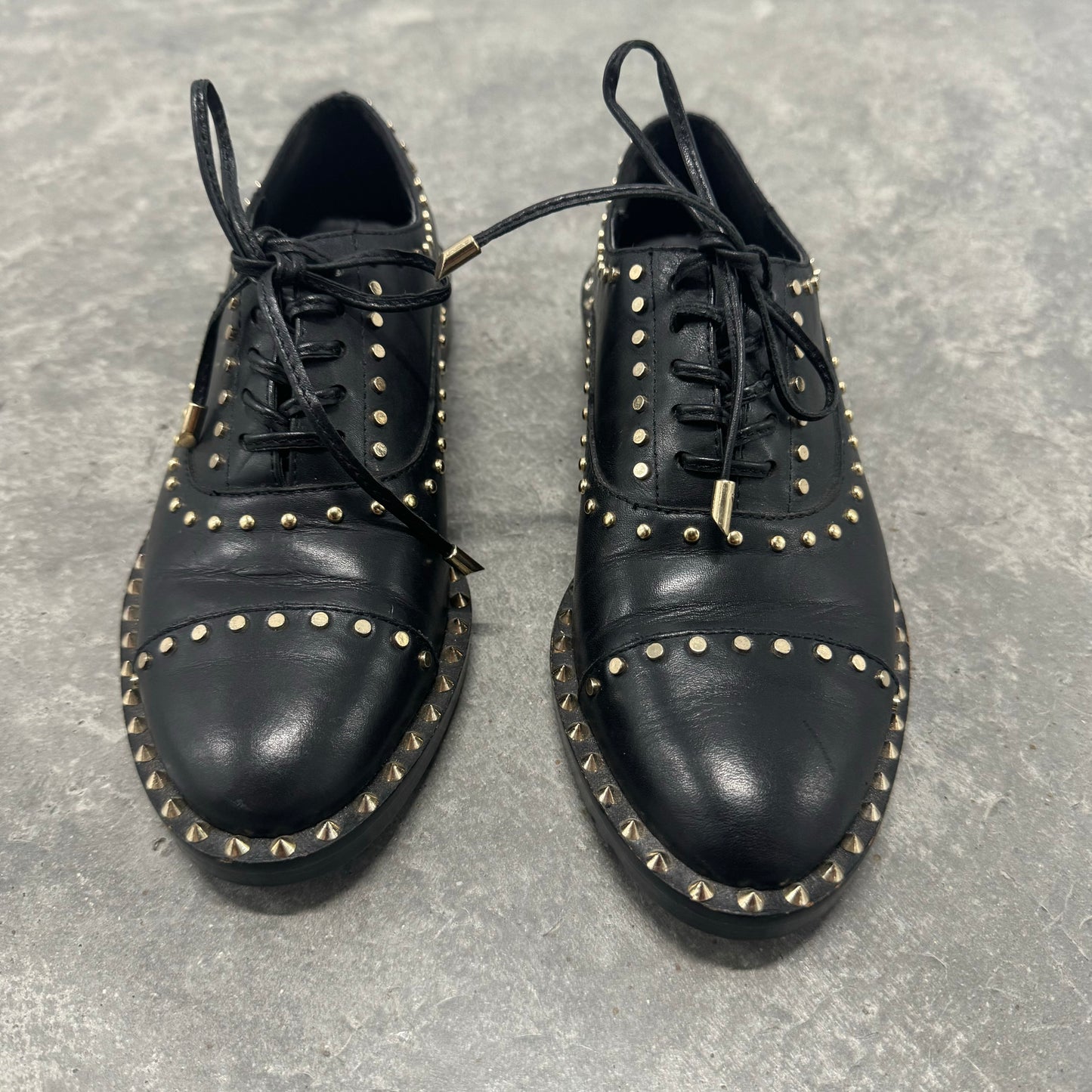 Vintage Studded Oxfords