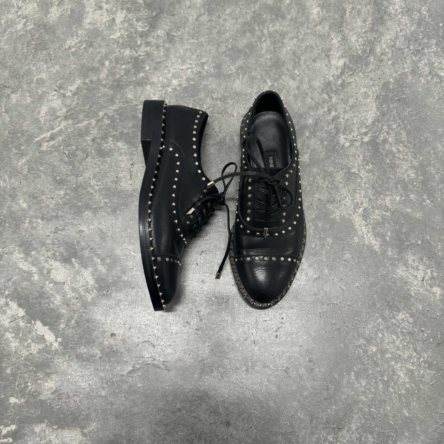 Vintage Studded Oxfords