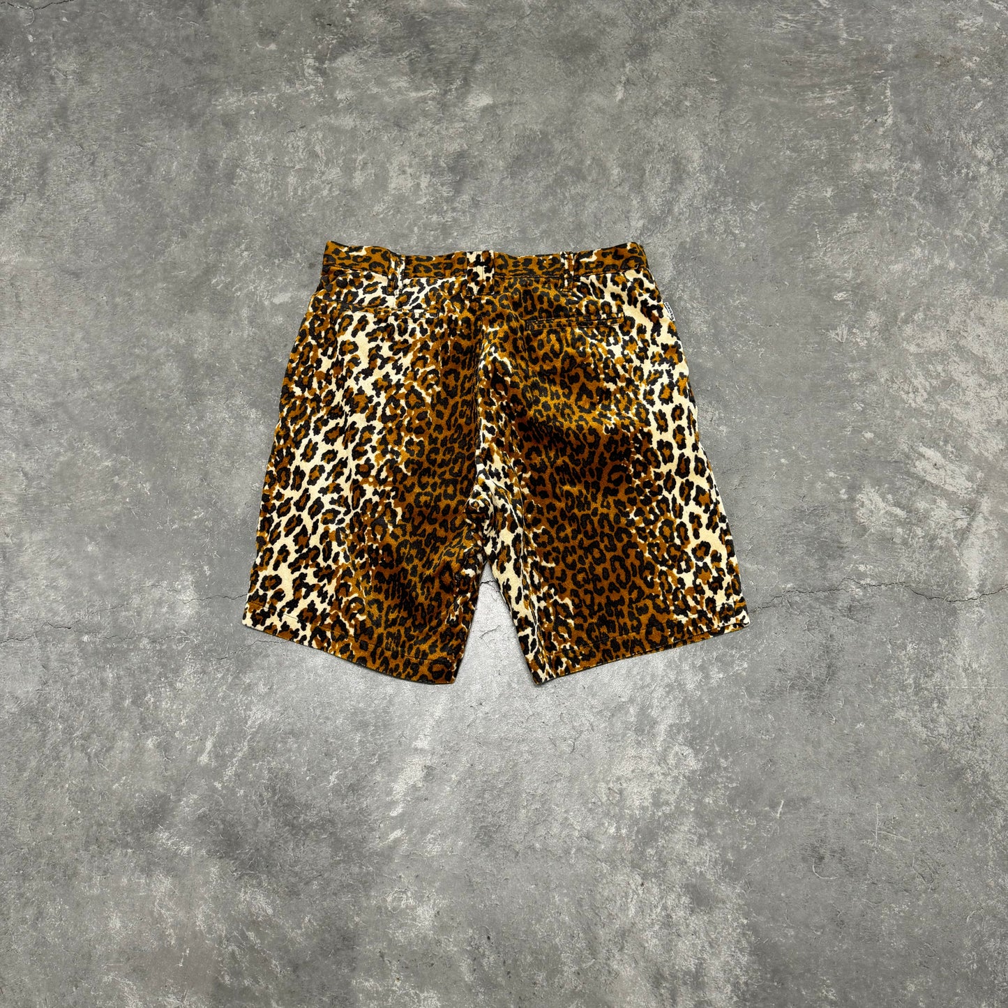 Vintage Mens Cheetah Print Shorts