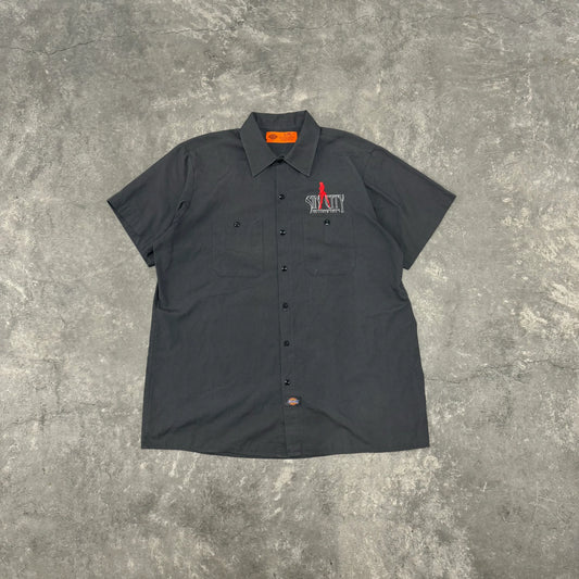 Sin City Grey Button Up