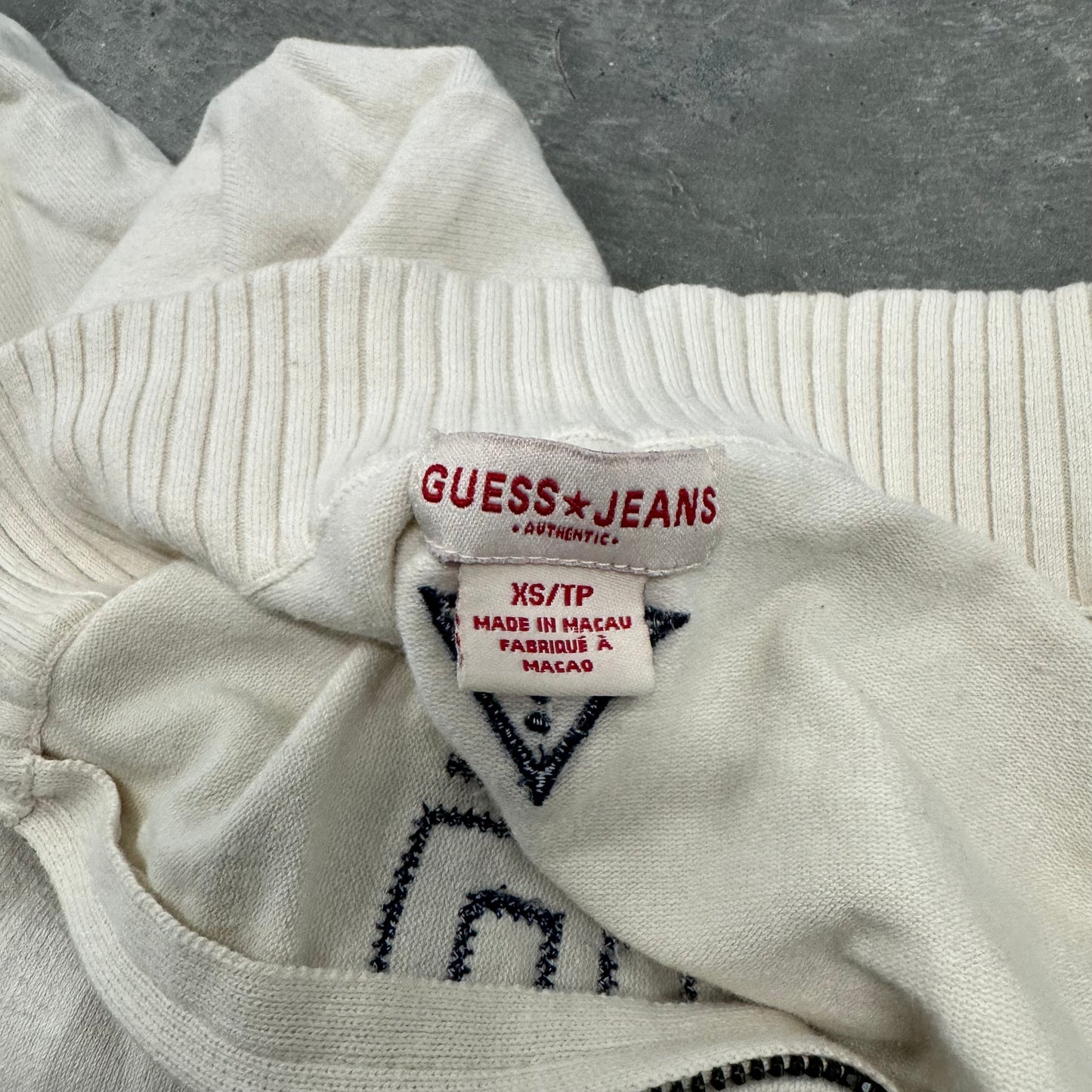 Vintage Guess Knit Track Jacket