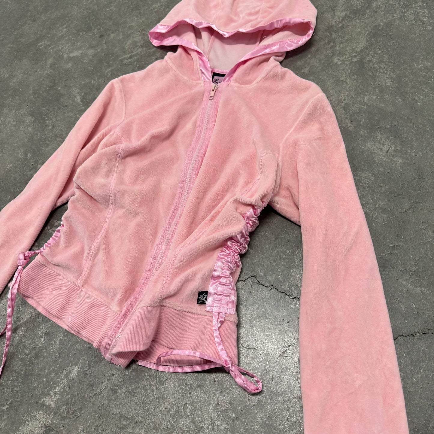 Vintage Pink Scrunched Jacket