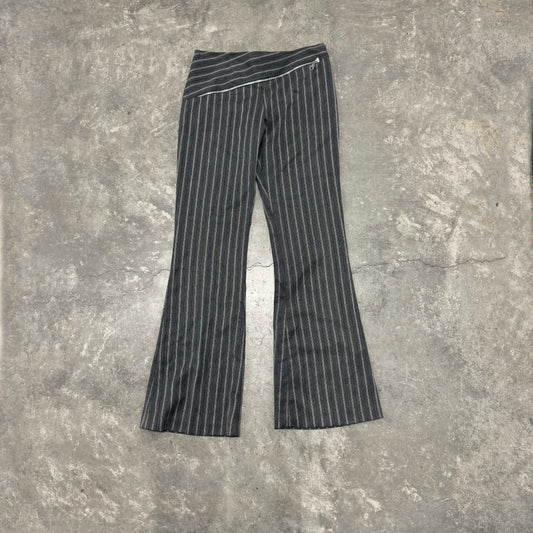 Vintage Designer Grey Pinstripe Pants