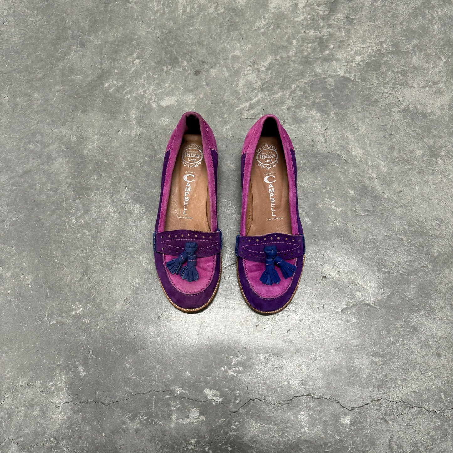 Jefferry Campbell Purple Loafers