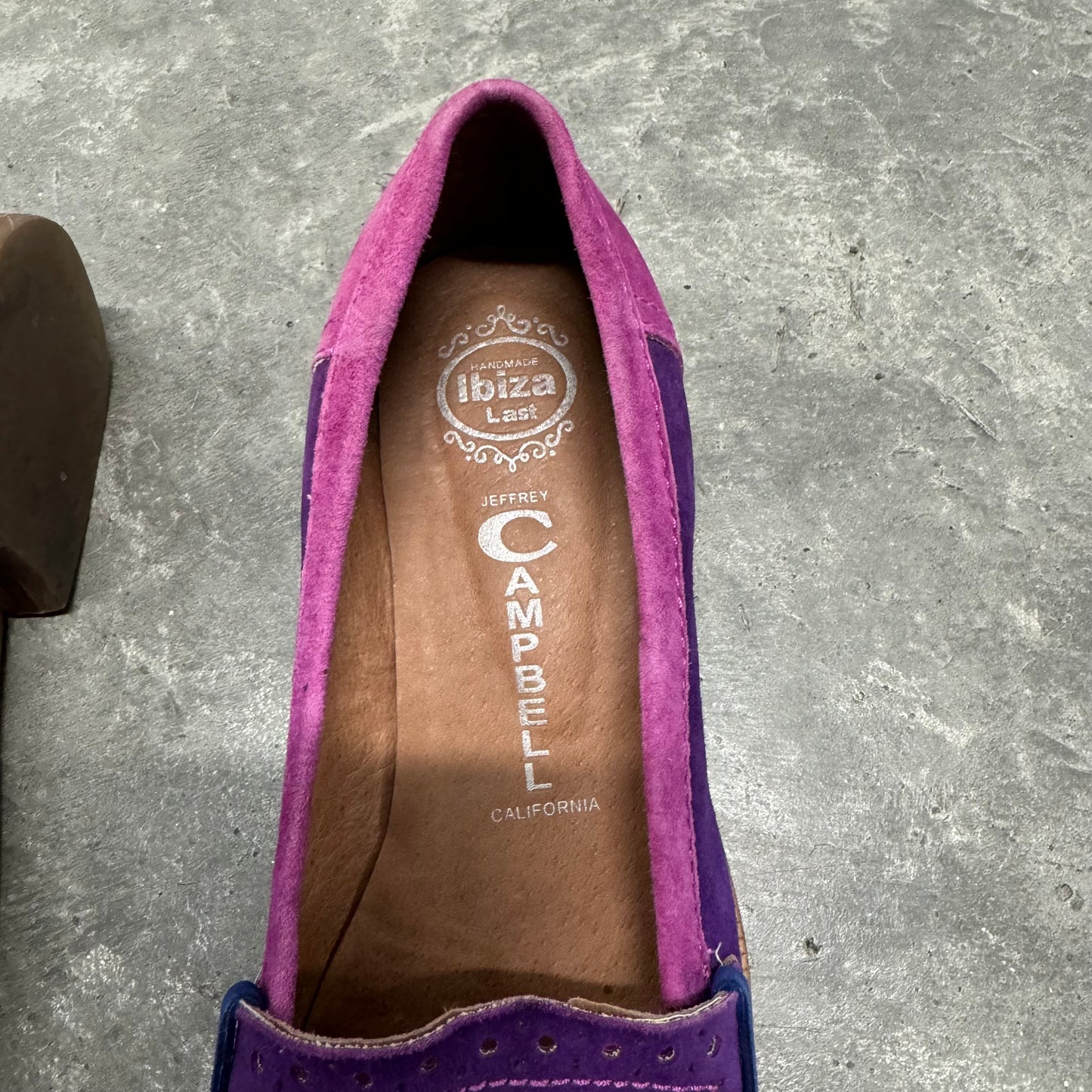 Jefferry Campbell Purple Loafers