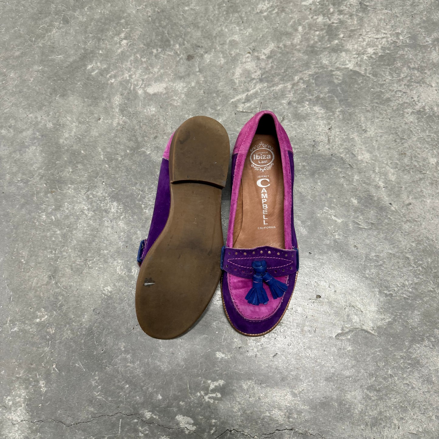 Jefferry Campbell Purple Loafers