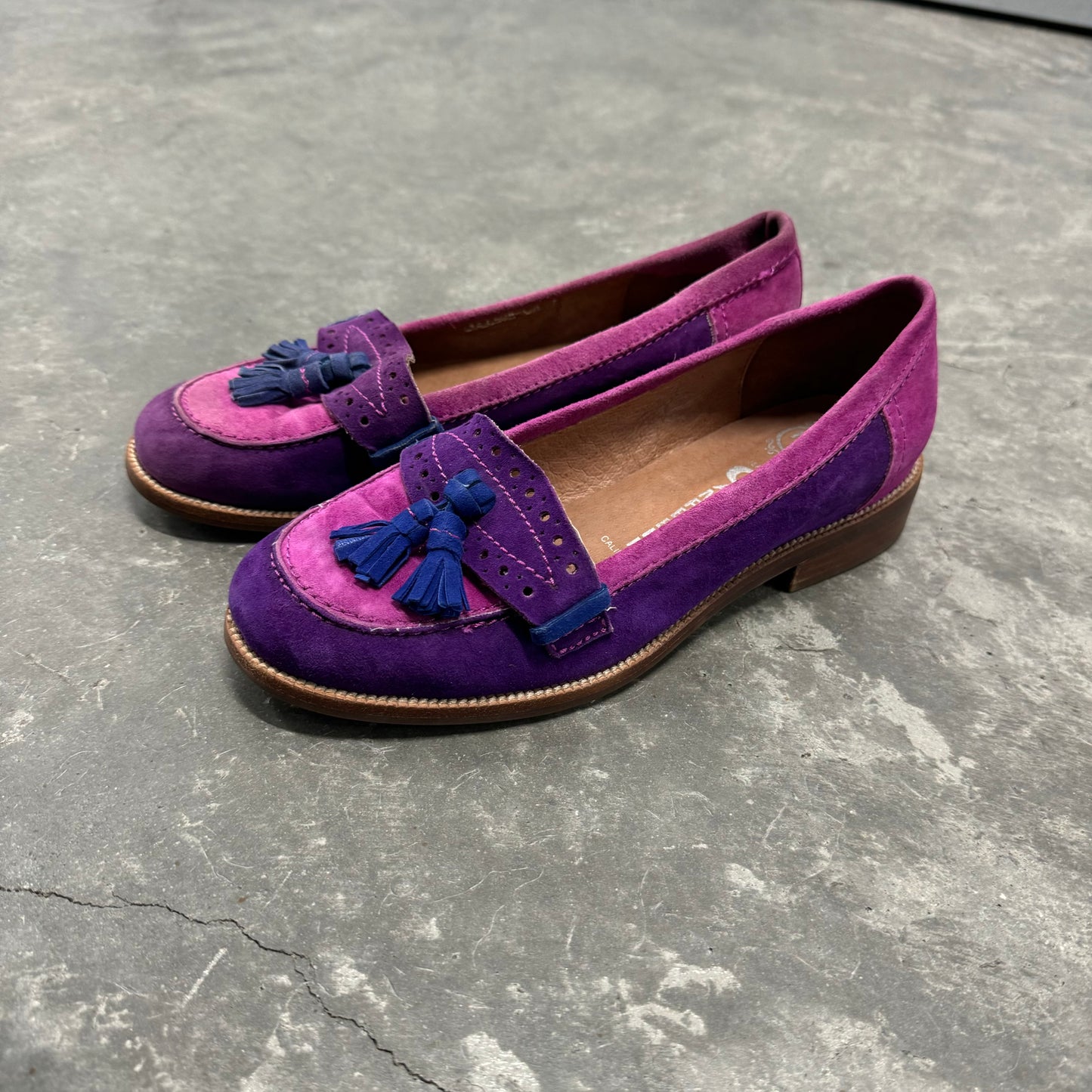 Jefferry Campbell Purple Loafers