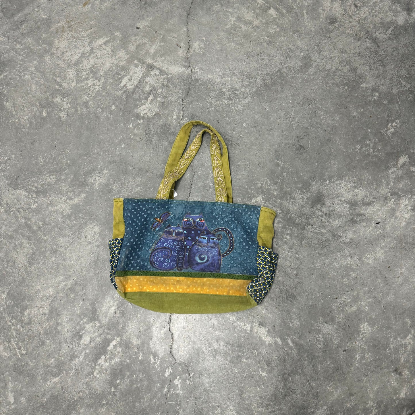 Vintage Cat Canvas Bag