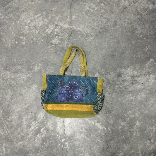 Vintage Cat Canvas Bag