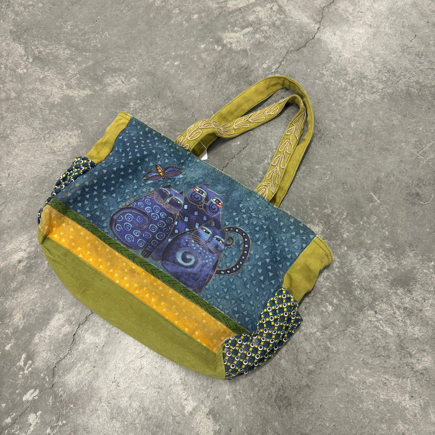 Vintage Cat Canvas Bag
