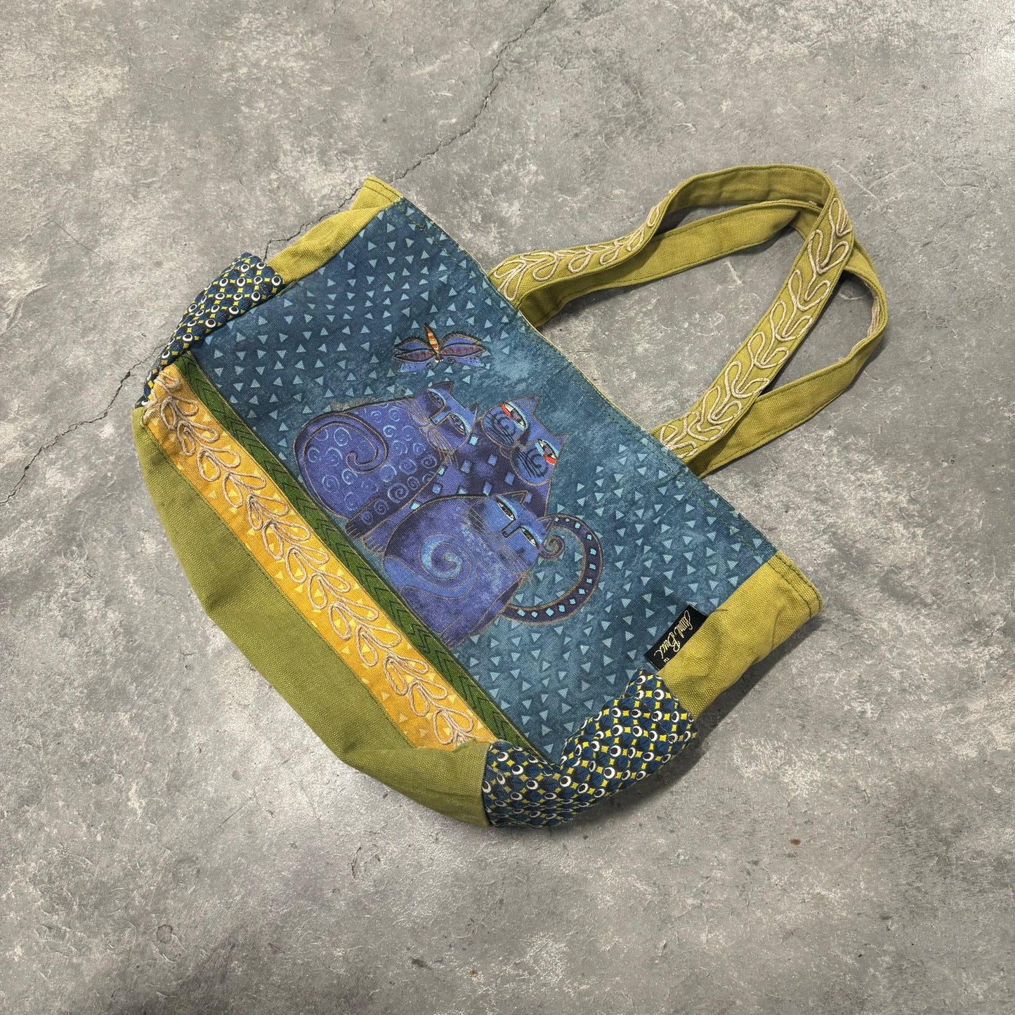 Vintage Cat Canvas Bag