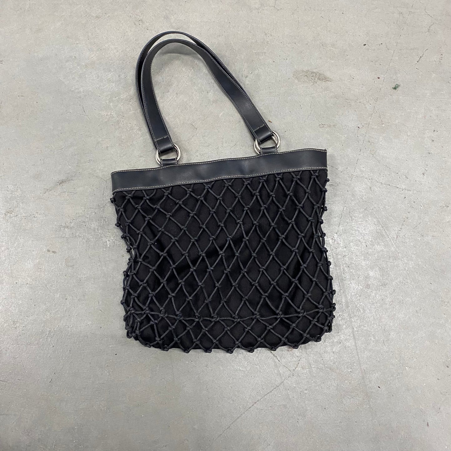 Black Net Handbag