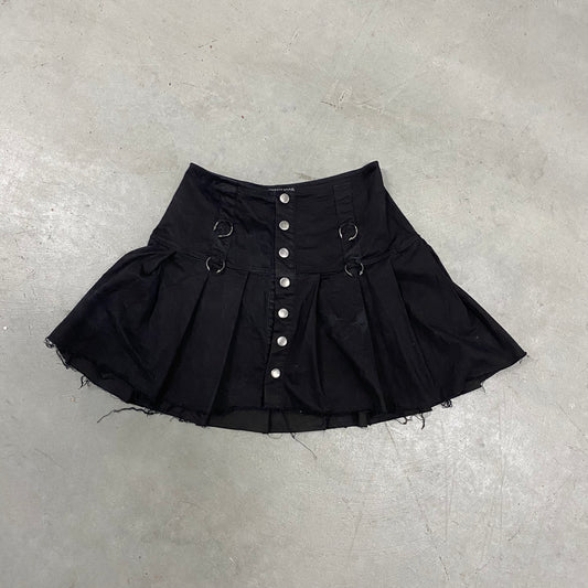 Dolls Kill Gothic Pleaded Skirt