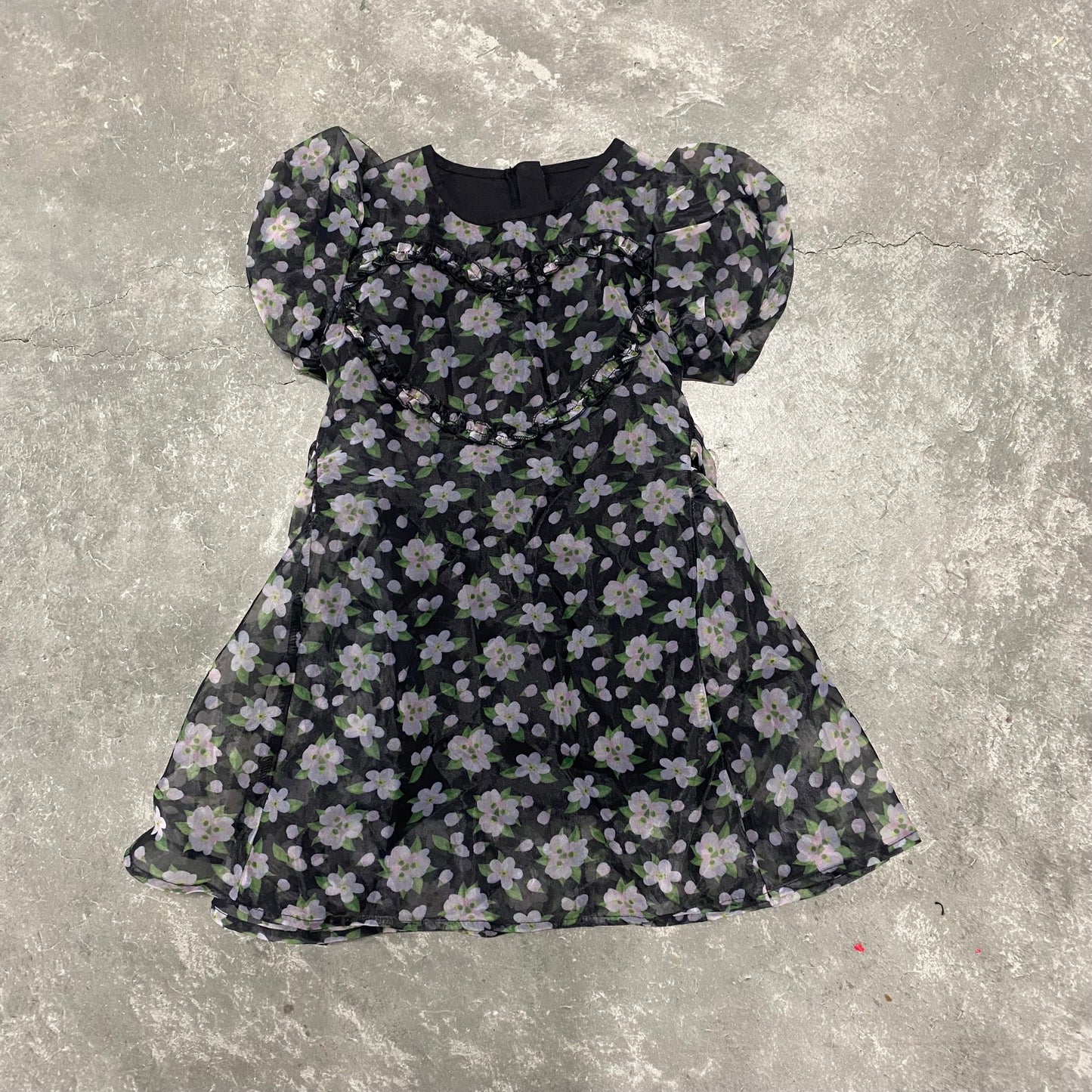 Floral Formal Mesh Dress 5T