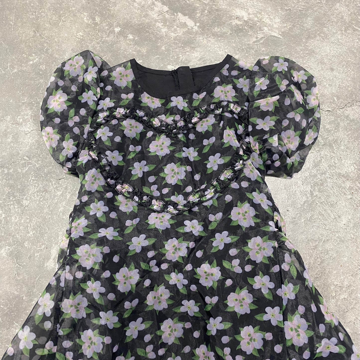 Floral Formal Mesh Dress 5T