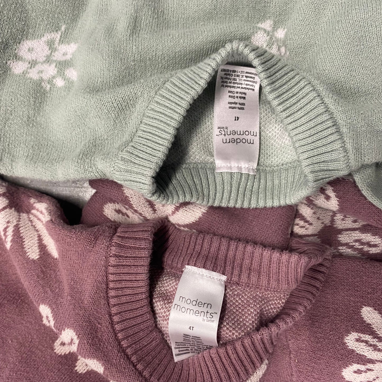 Floral Knit Sets Bundle 4T