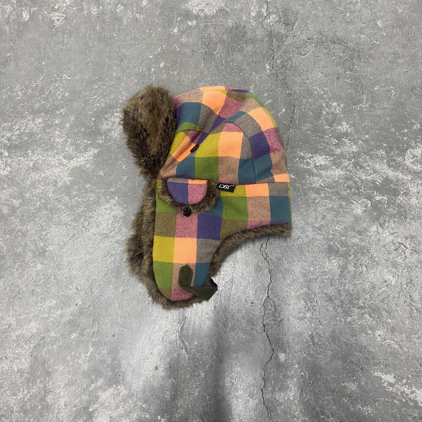 Plaid Pilot Hat