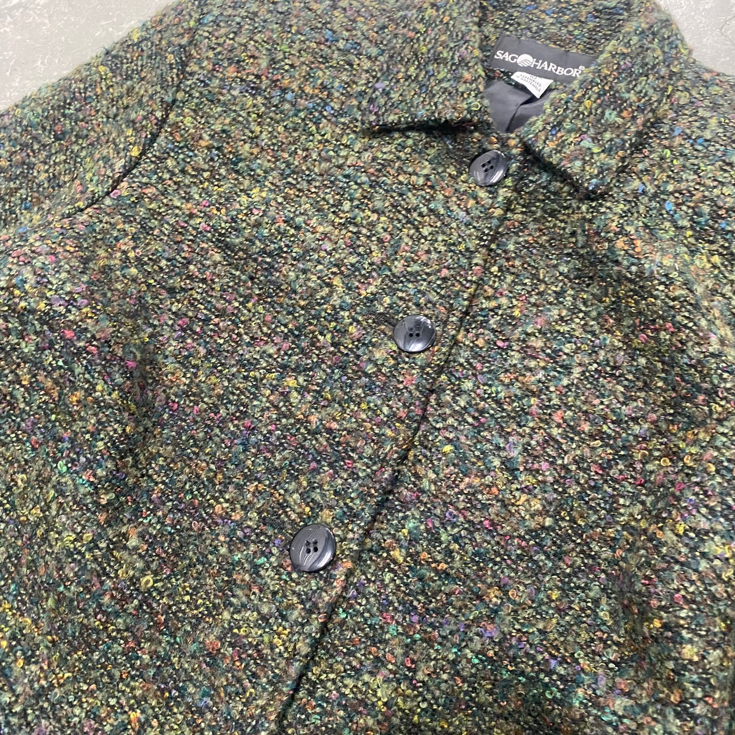 Vintage Green Blazer Jacket