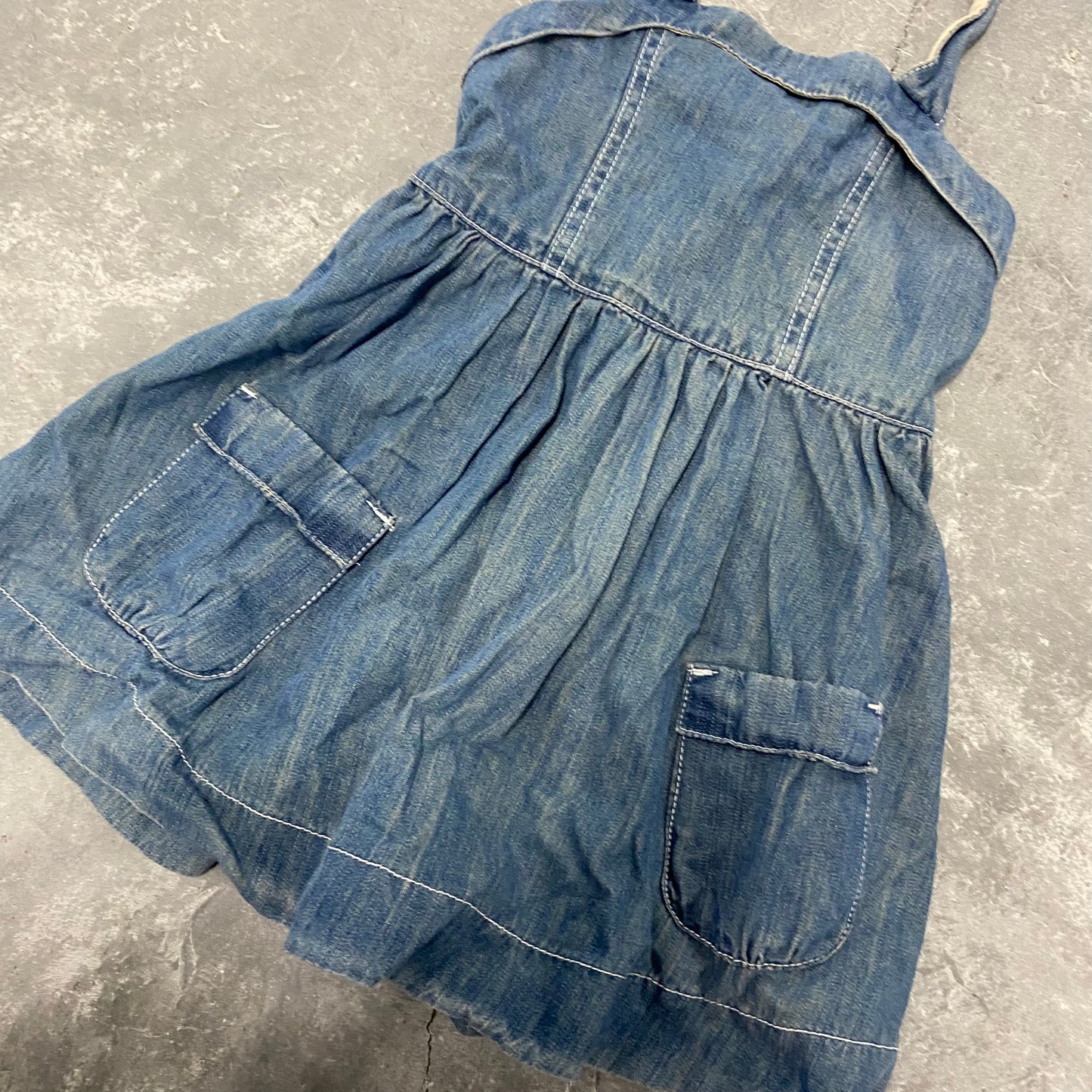 Denim Halter Dress 5T