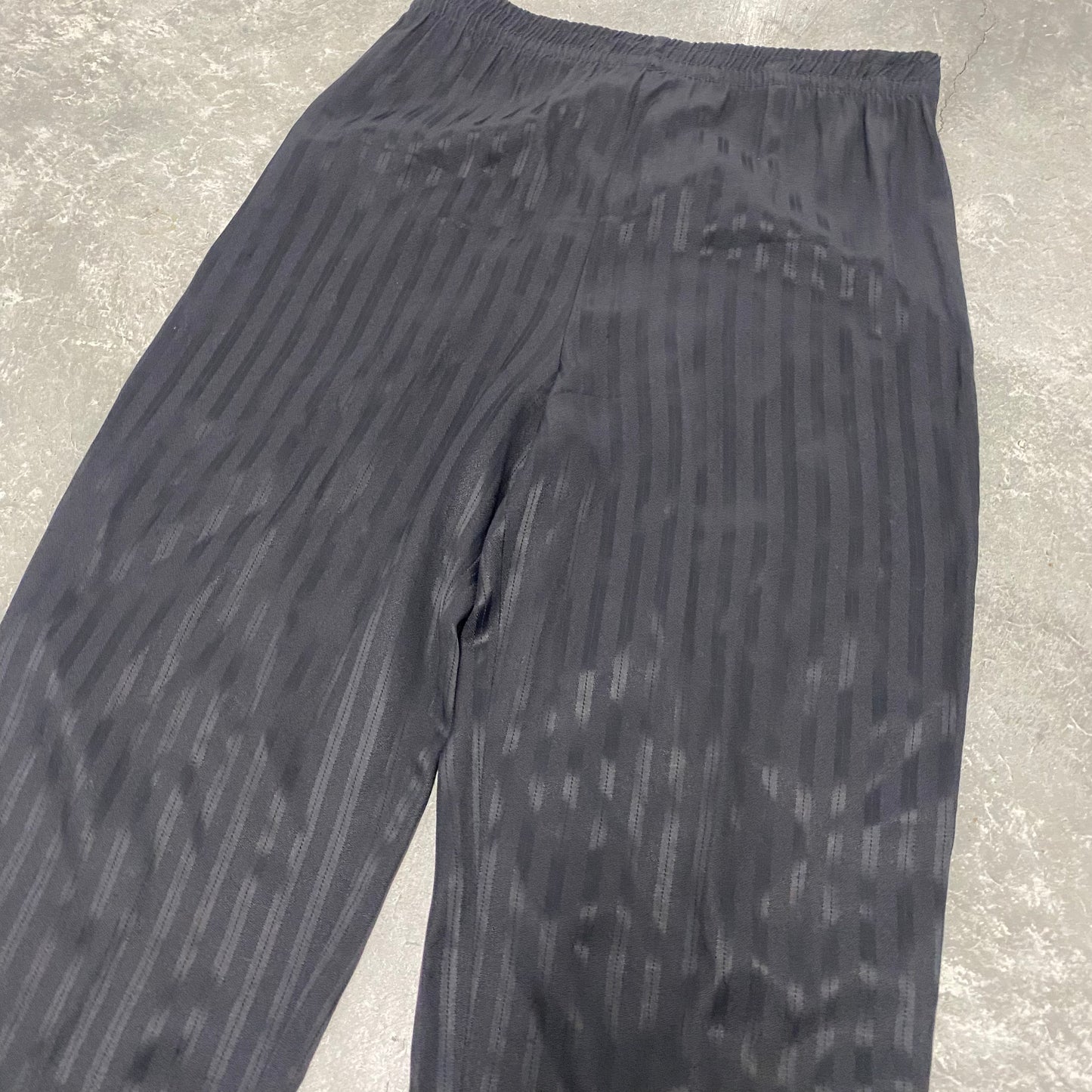 Vintage Stripped Black Pants