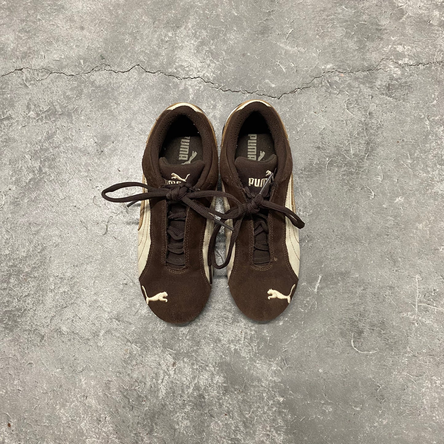 Womens Brown Puma Runners Size 5.5W