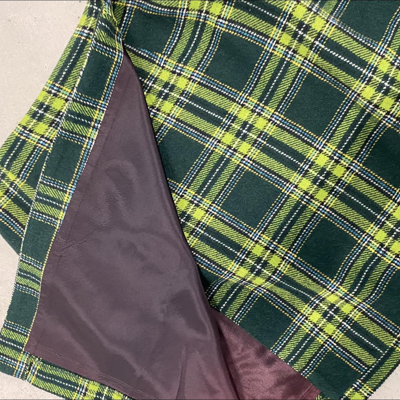 Green Plaid Skirt