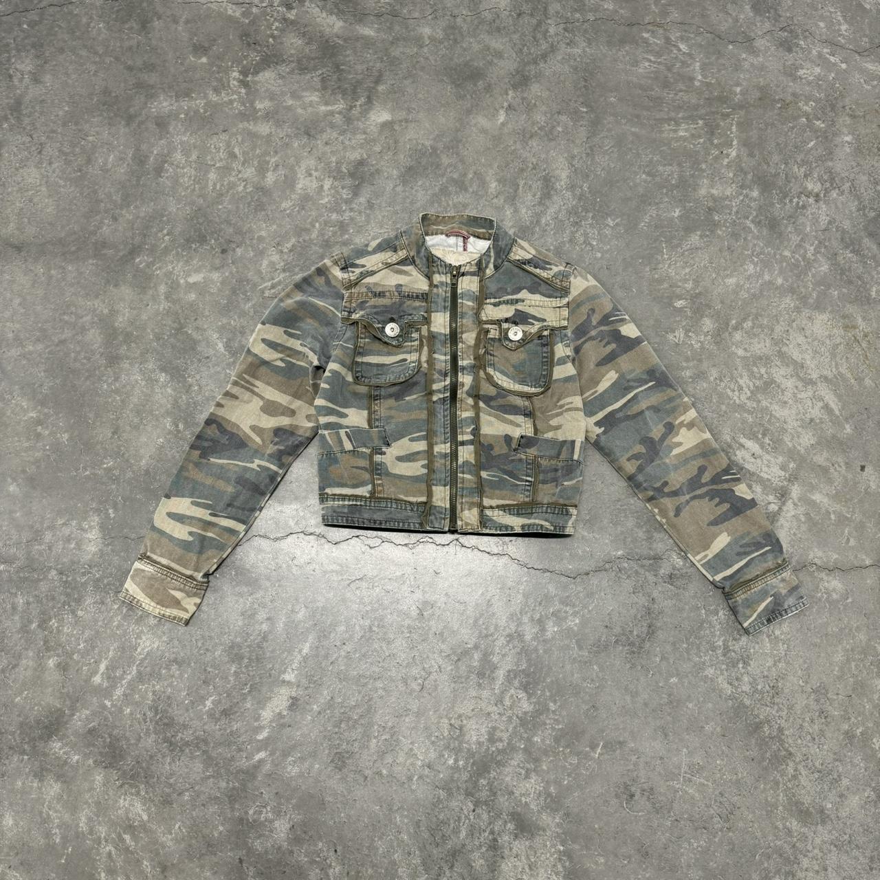 Camo Cropped Jacket